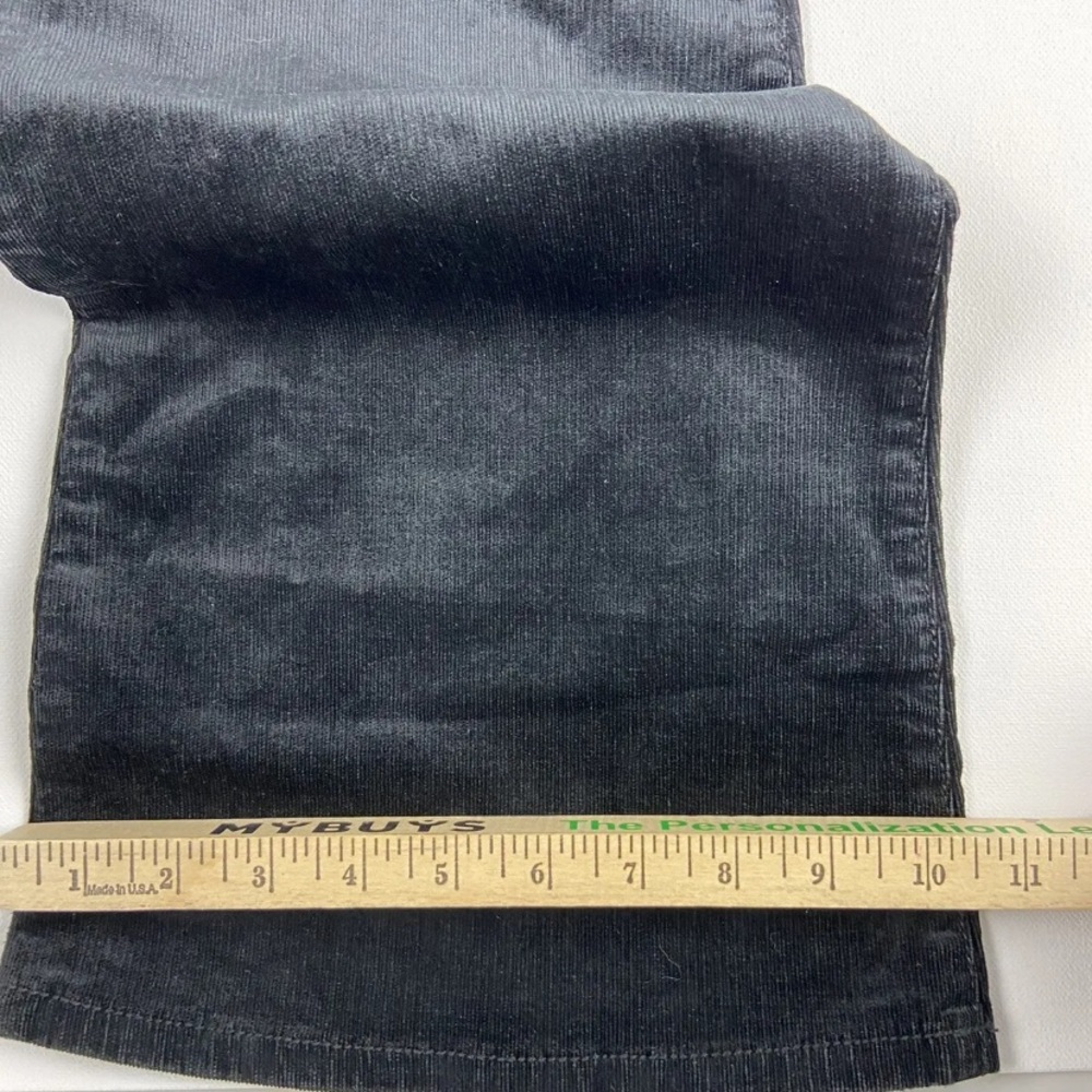 Bebe Black Velvet Cordoroy Bellbottom Bootcut Jeans Pants NEW Sz30x34 (sku44) - Picture 7 of 16